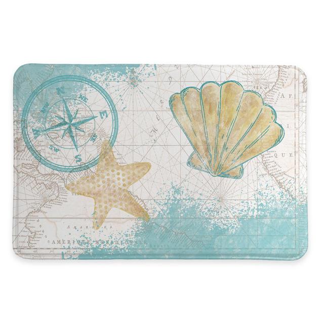 Laural Home® 20-Inch x 30-Inch Look to the Sea Memory Foam Rug