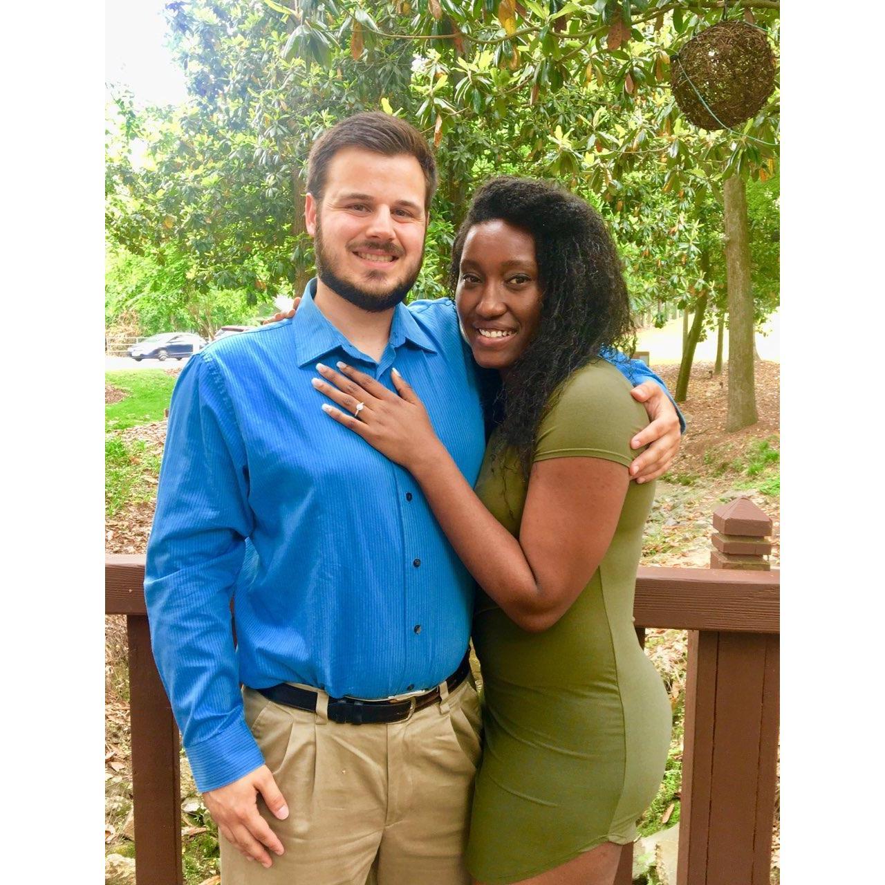 She said yes!
