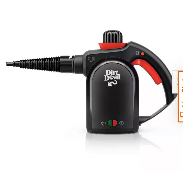 7-in-1 Portable Corded Handheld Steamer with 7 Muli-Surface Cleaning Tools, Steam Control, Chemical Free Cleaner, Black