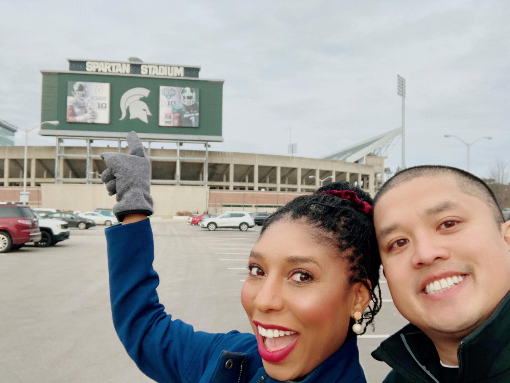 A quick visit to Kristin's alma mater, Michigan State University. Go green! Go white!