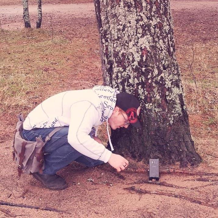 Randall setting up the phone to record the proposal - February 15, 2020