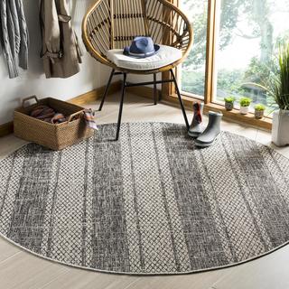 Courtyard Nanci Moroccan Round Area Rug