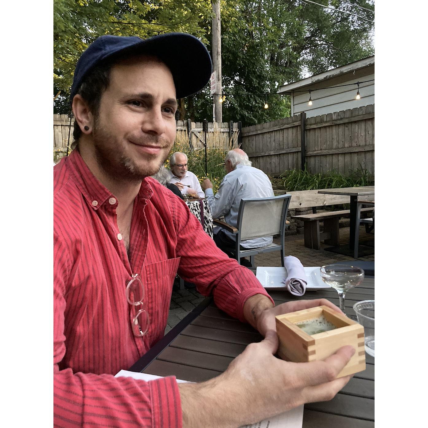 James and his favorite cocktail - Zen by the Sword @ Duck Inn // Sep '21