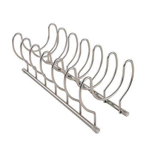 Spectrum Diversified Euro Lid Organizer, Plate Rack, Lid Holder, Rounded, Satin Nickel