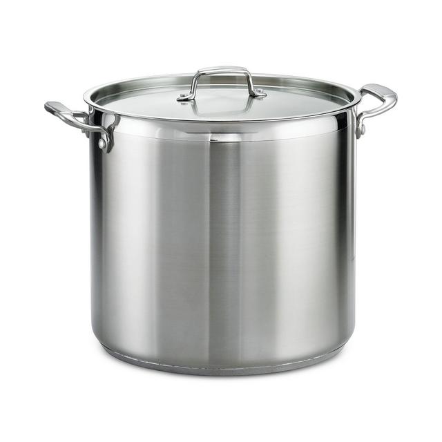 Tramontina Tri-Ply Clad Stainless Steel 24-Qt Round Stock Pot