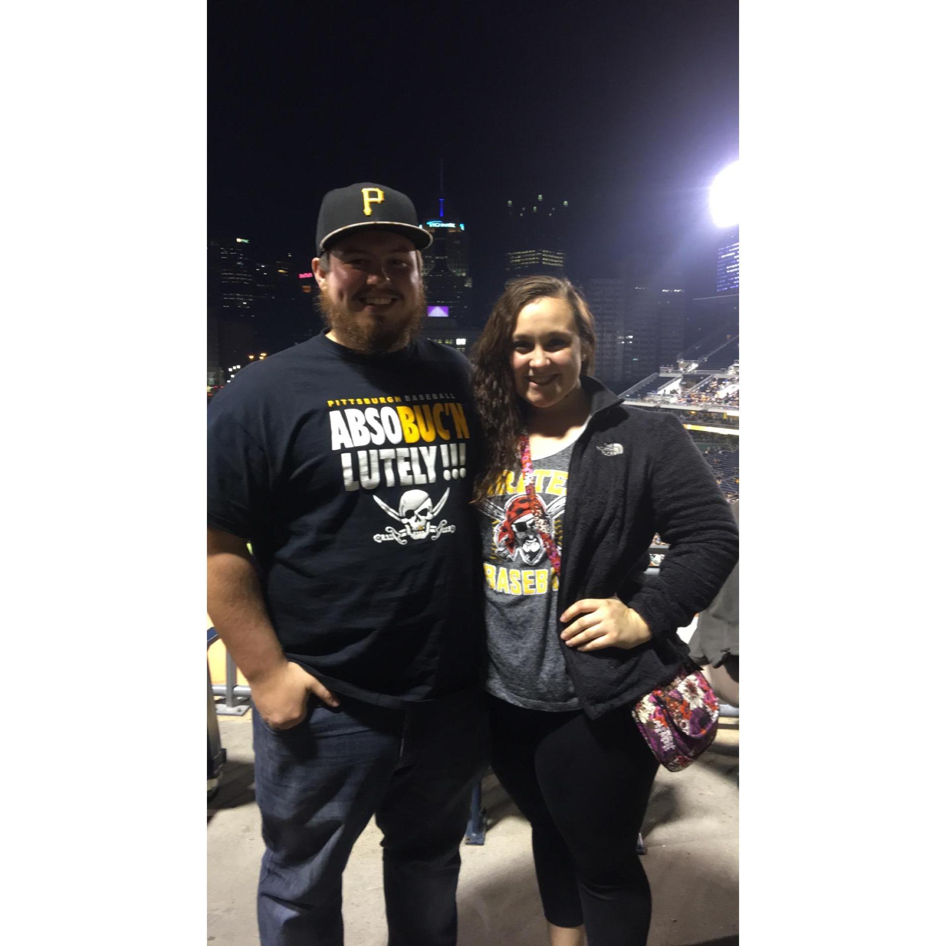 Our first Pirates game together!
