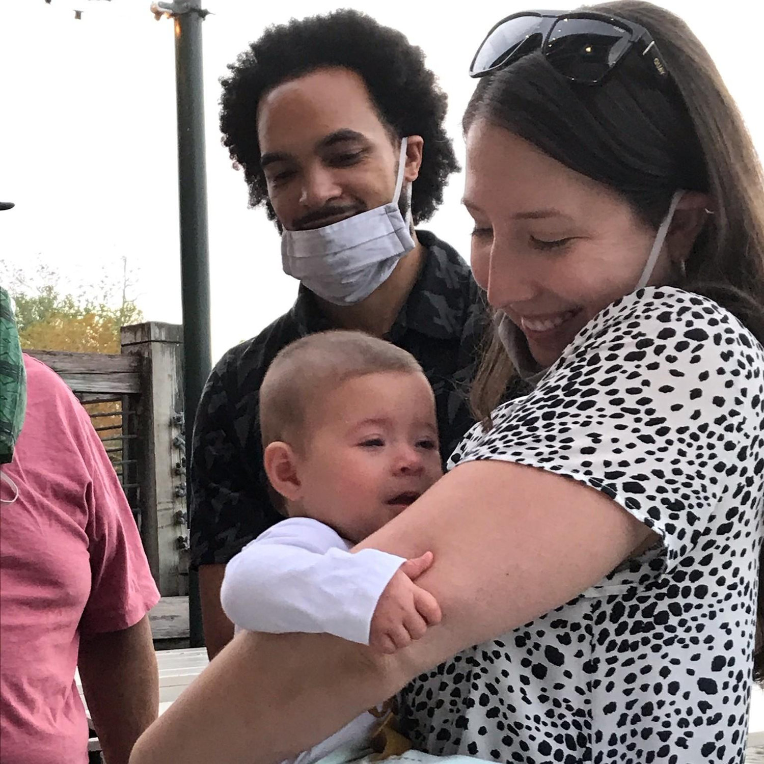 Our first time meeting our niece Lily