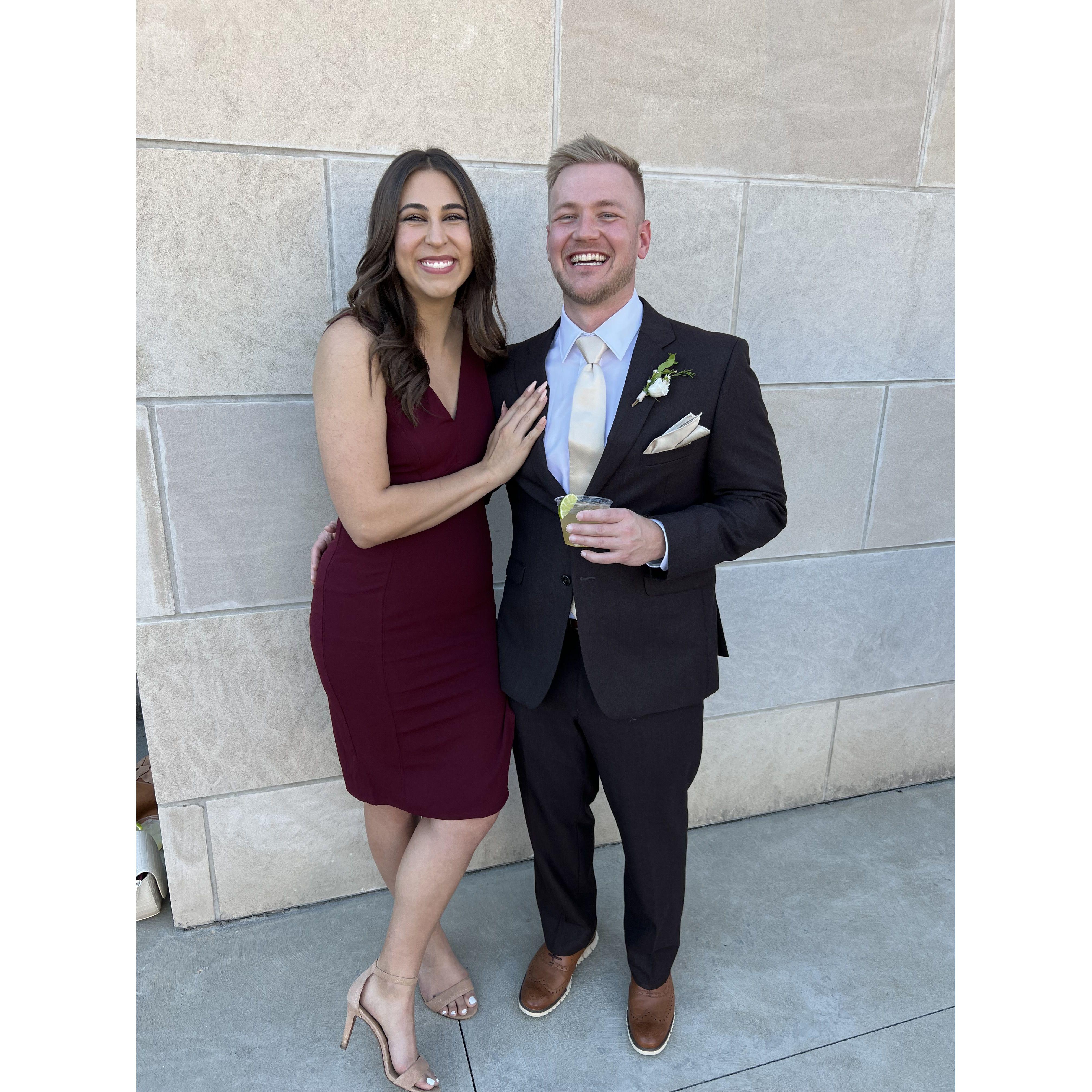 Zach's 3rd time being a groomsmen (if you are one of Sophie's friends reading this, please get married, I will be a great bridesmaid)