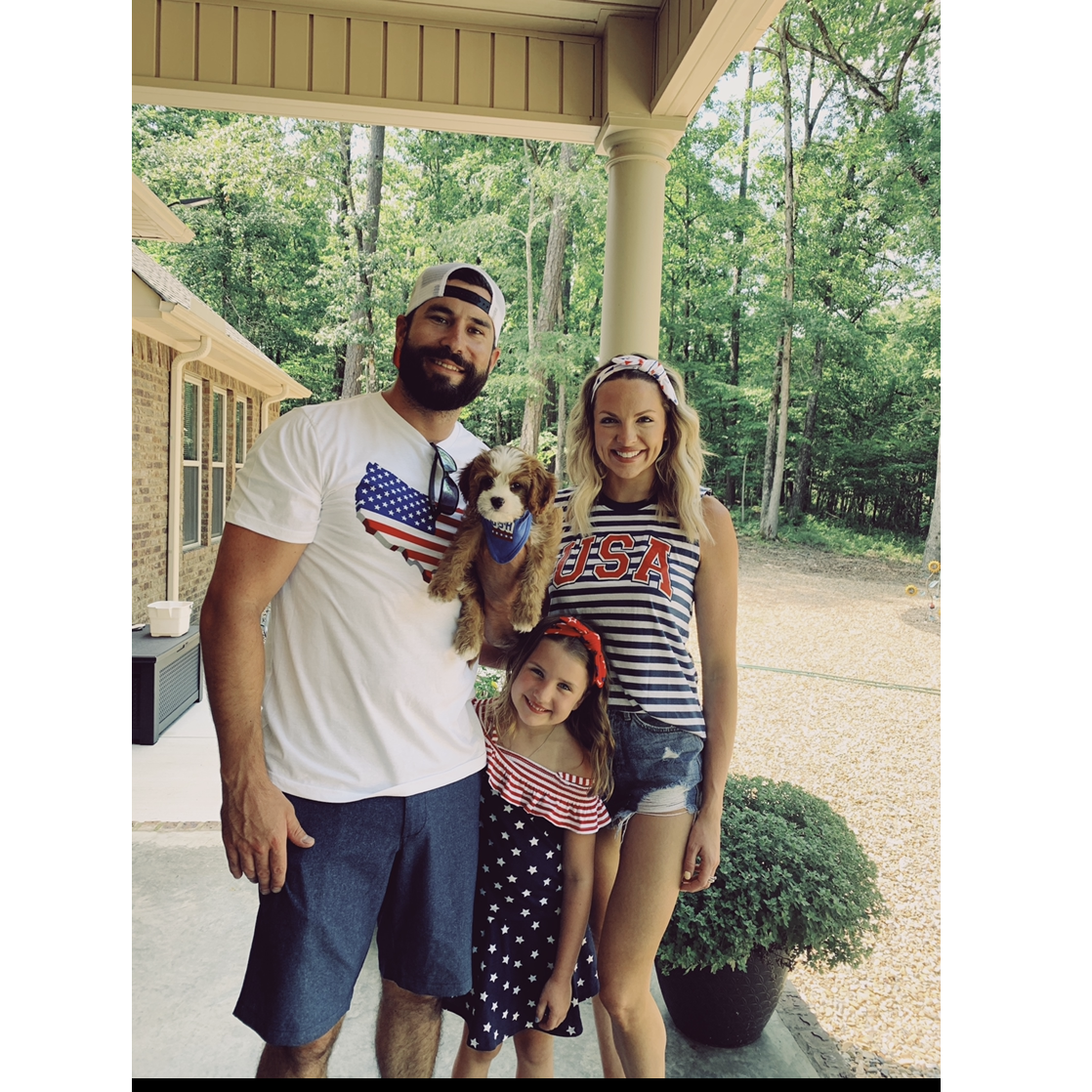 Fourth of July with the new pooch Pickles
2020