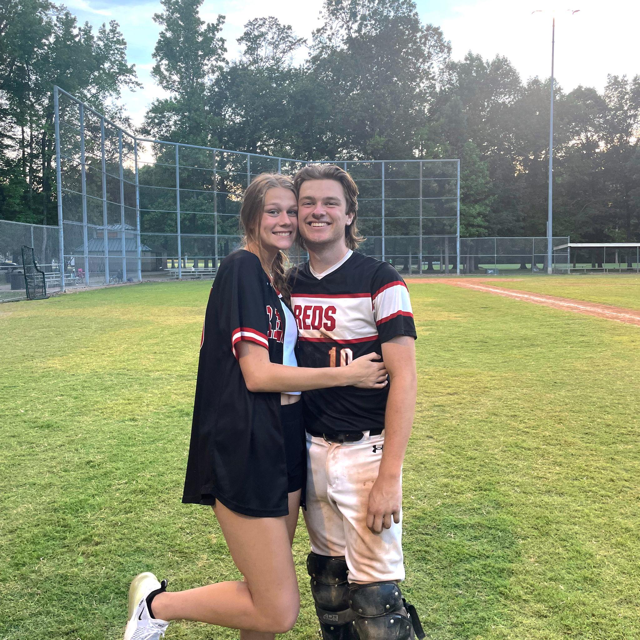 Austin's last high school baseball game. (Taylor wishes she could've seen him in his baseball prime longer than just one season)