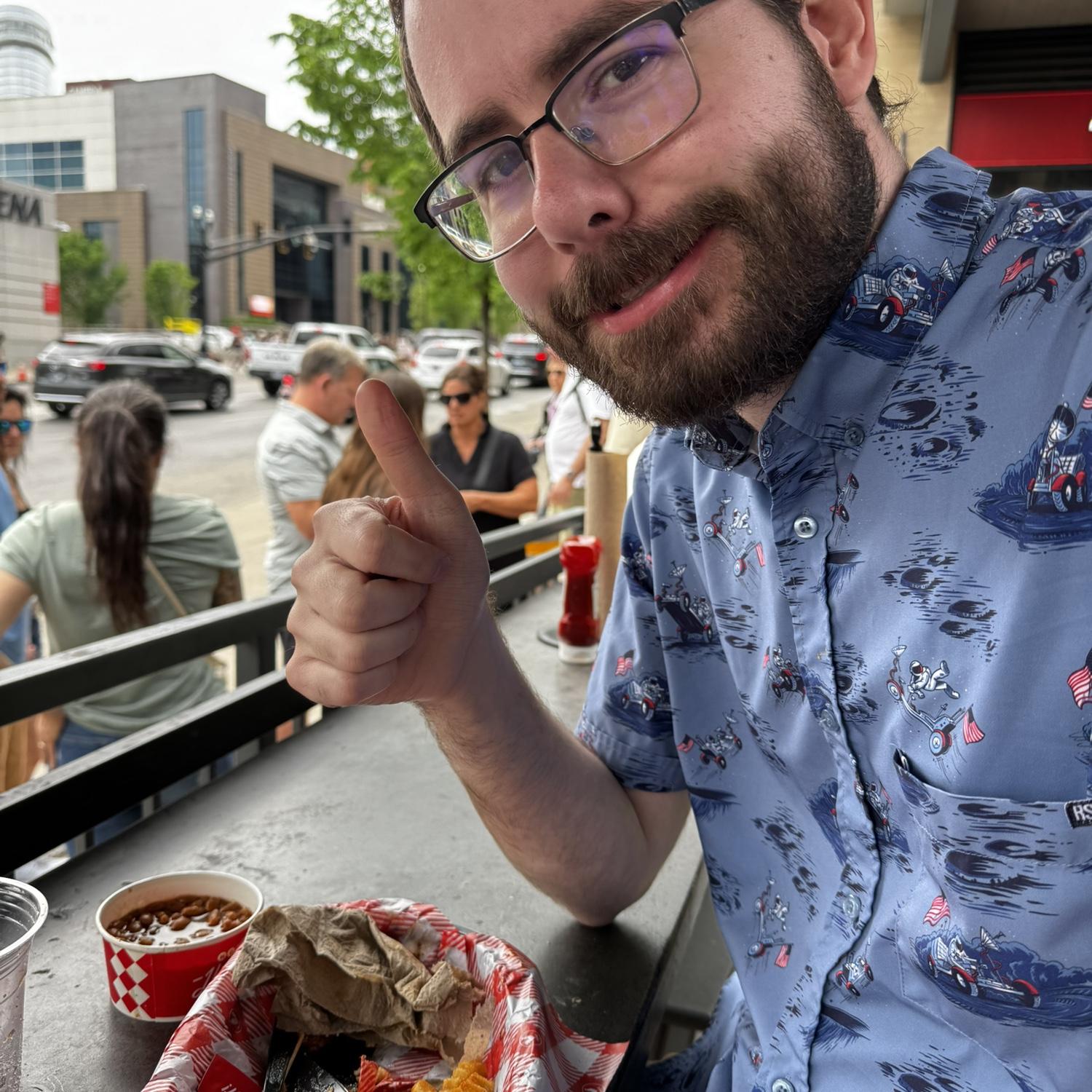 Ate some hot chicken in Nashville… might have died a little bit