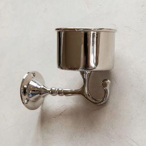 Roan Iris Orla Wall Vessel in Polished Nickel