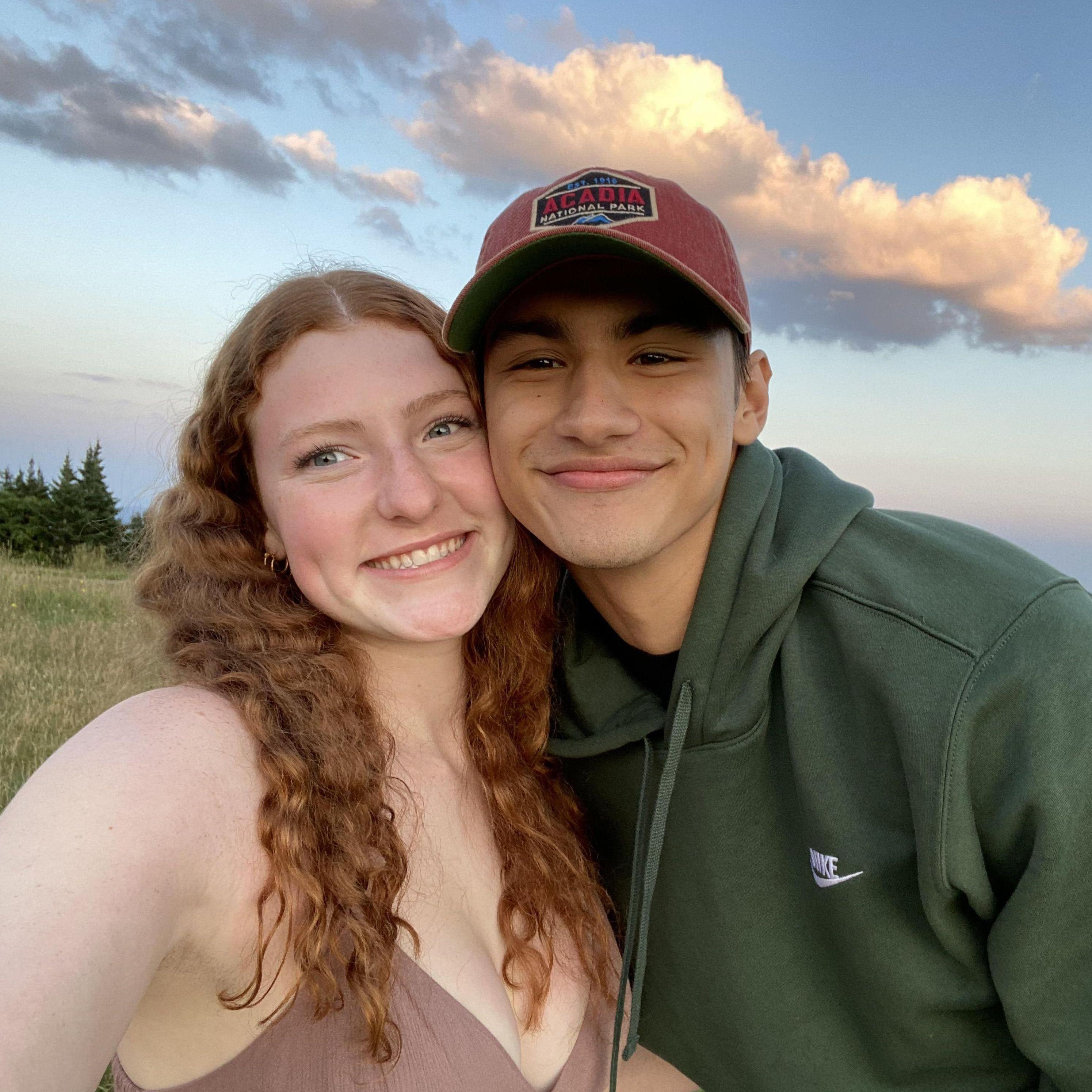 8.6.21 - Amy and Emanuel at the summit of Mt. Greylock in Williamstown, Massachusetts.