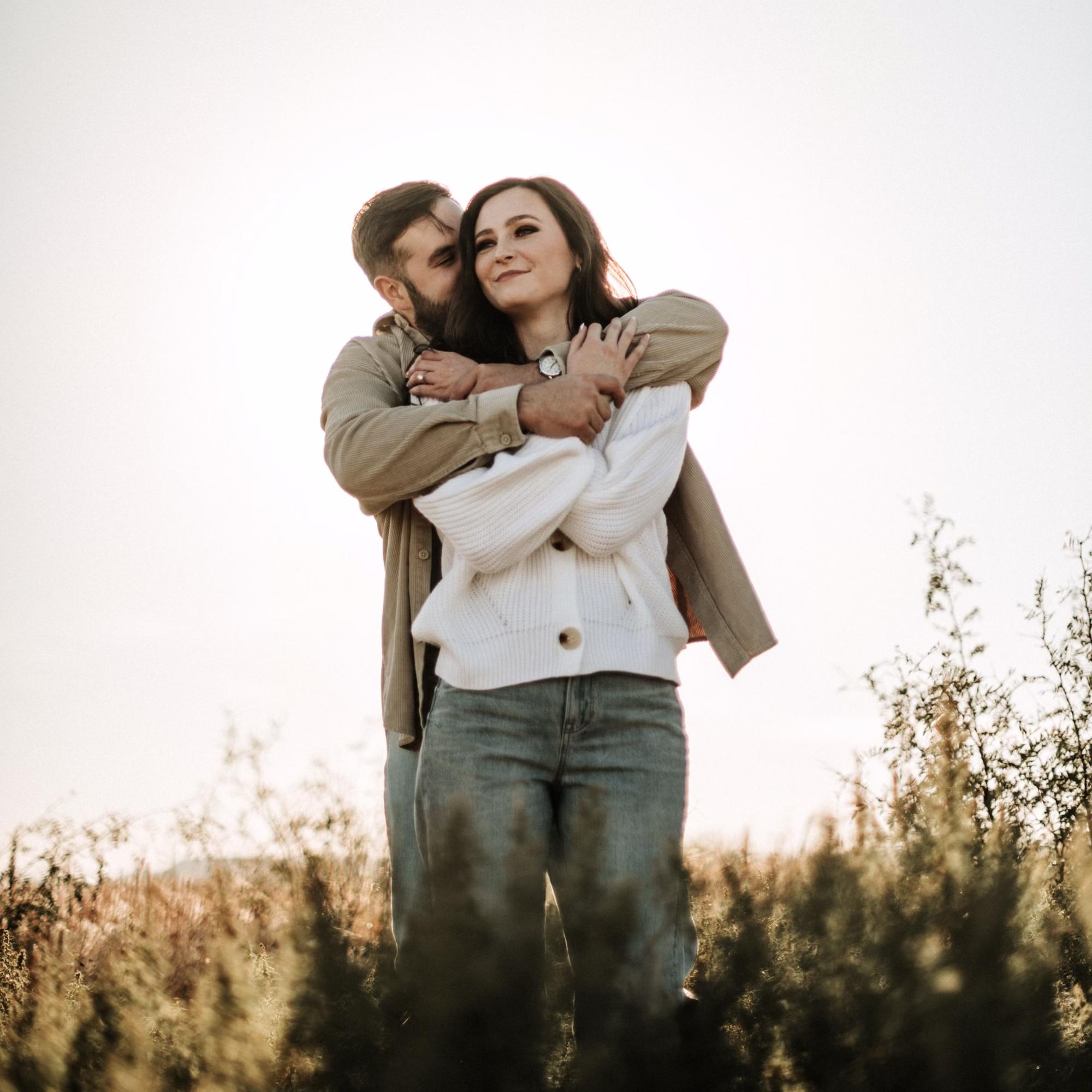 Engagement photos were done by the extremely talented, artistically genius, and wickedly funny Kenzie Pearce/Maywood Photography.