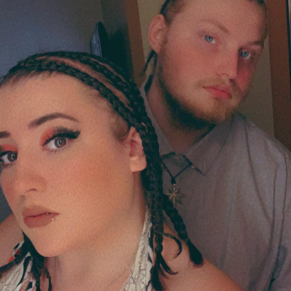 We got our hair braided in Honduras!