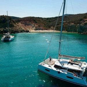 Boat Day in Milos, Greece