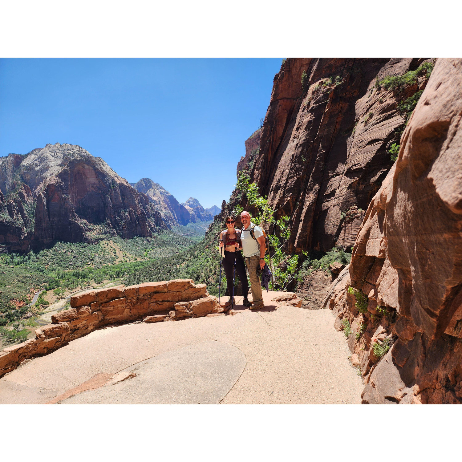 Our first time at Zion National Park! West Rim Trail—May 2025