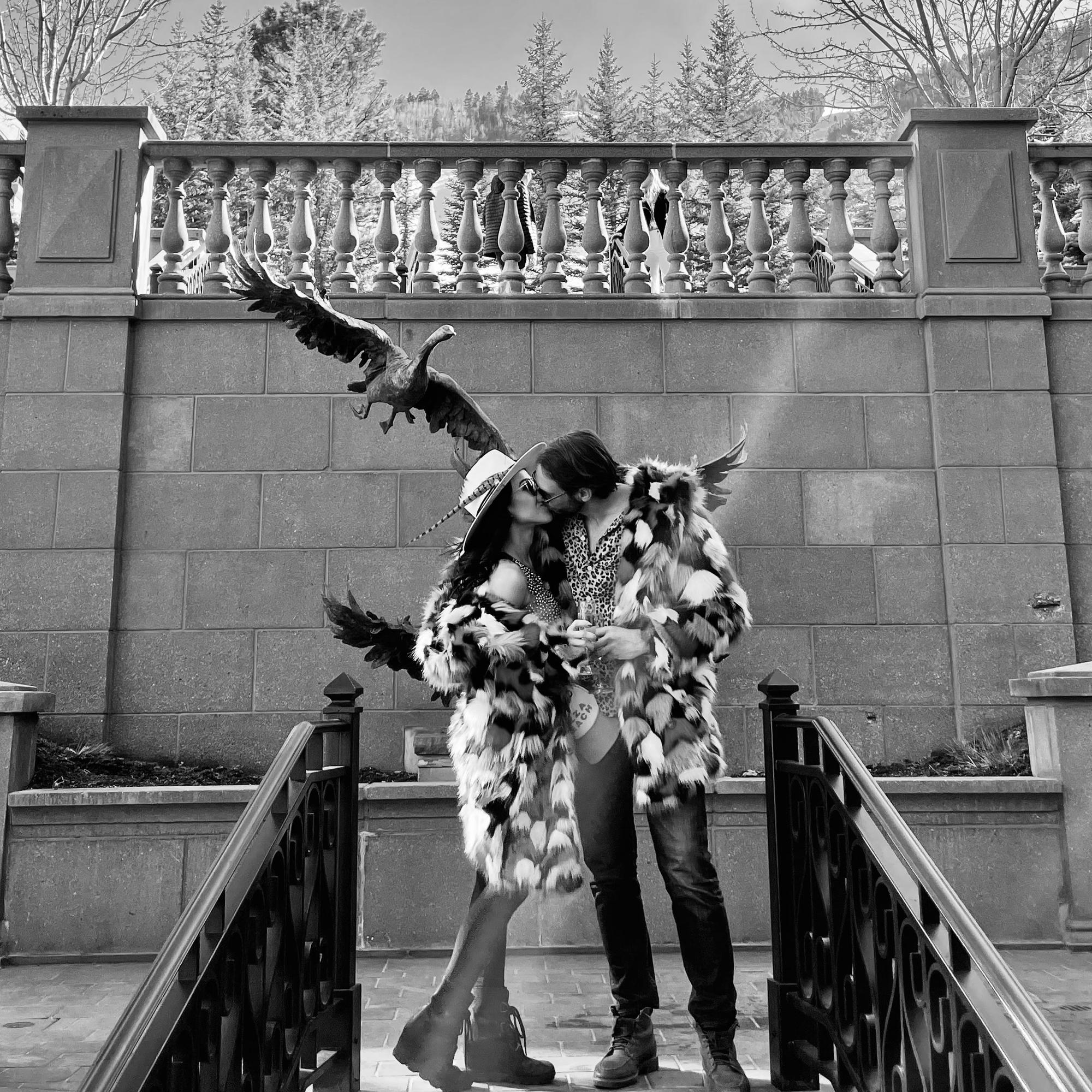 Champagne Sabering at the St Regis in Aspen!