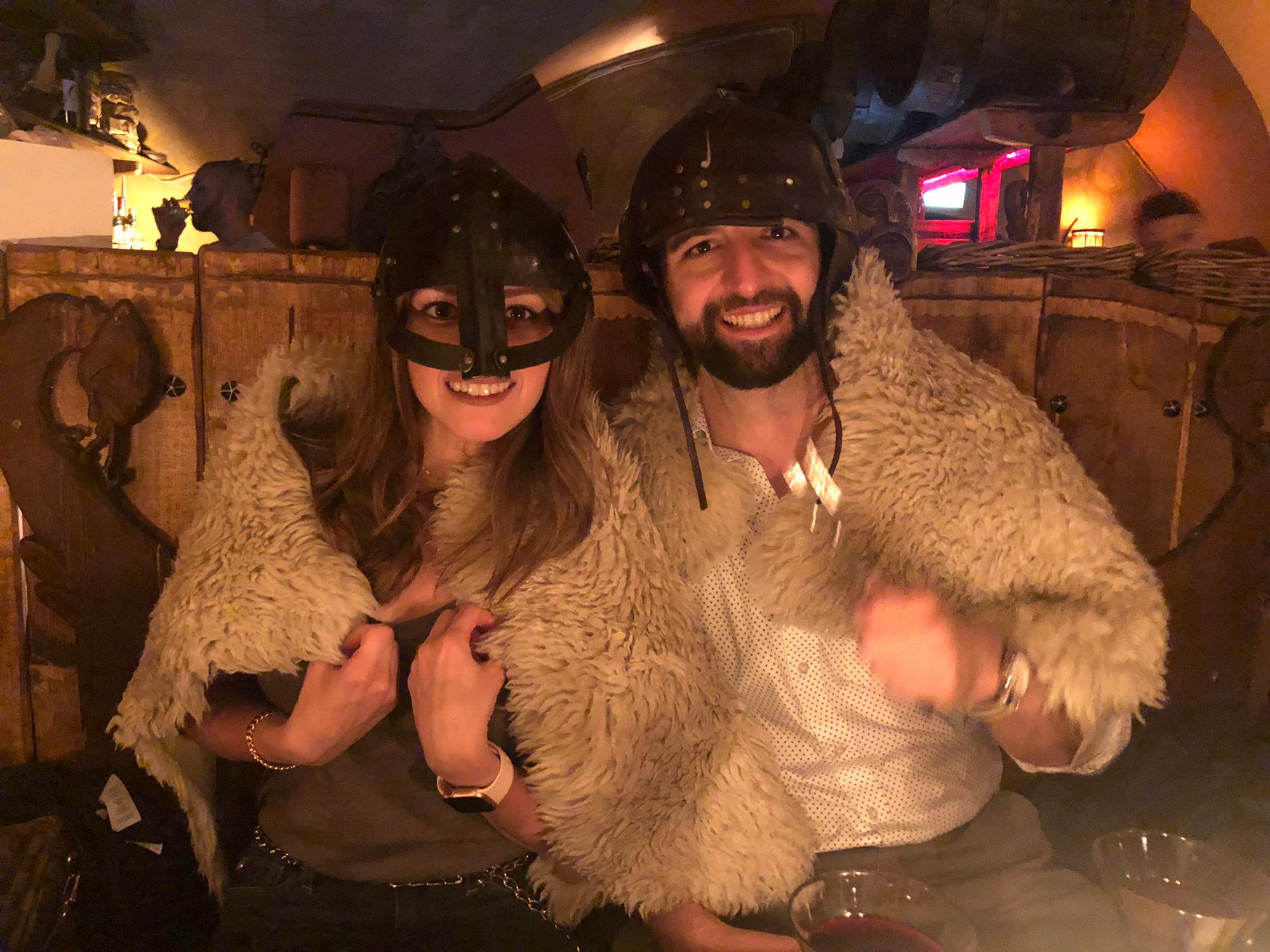 Dressing like the locals in Stockholm.
