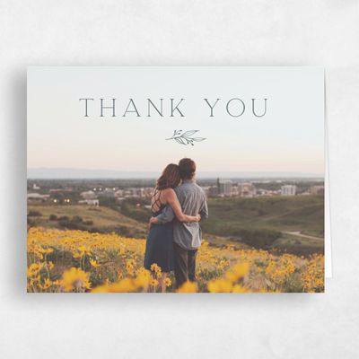 Blue Wedding Thank You - Eldridge Photo