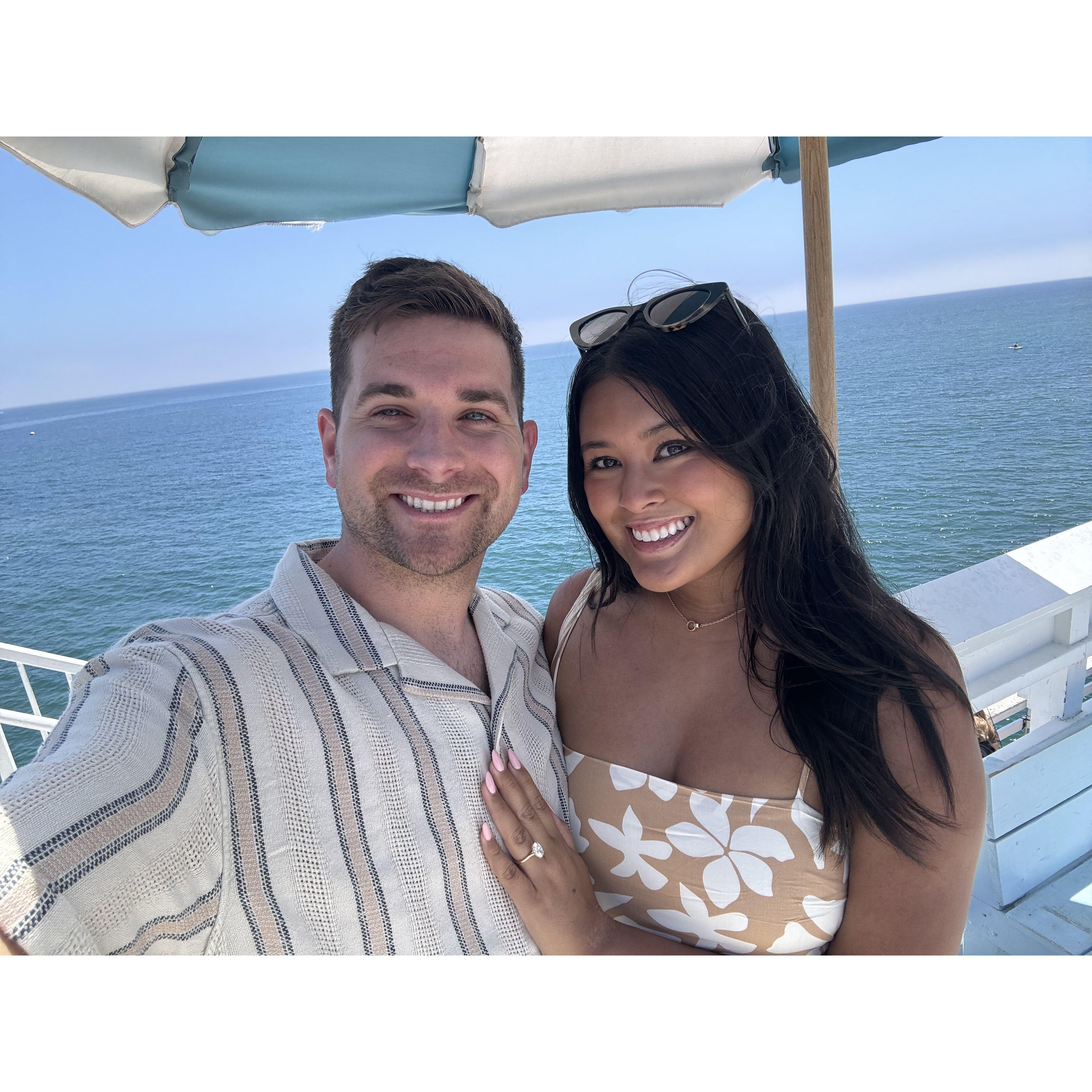 All of that and in between, we've had several adventures like our first date day as fiancés in Malibu, CA.