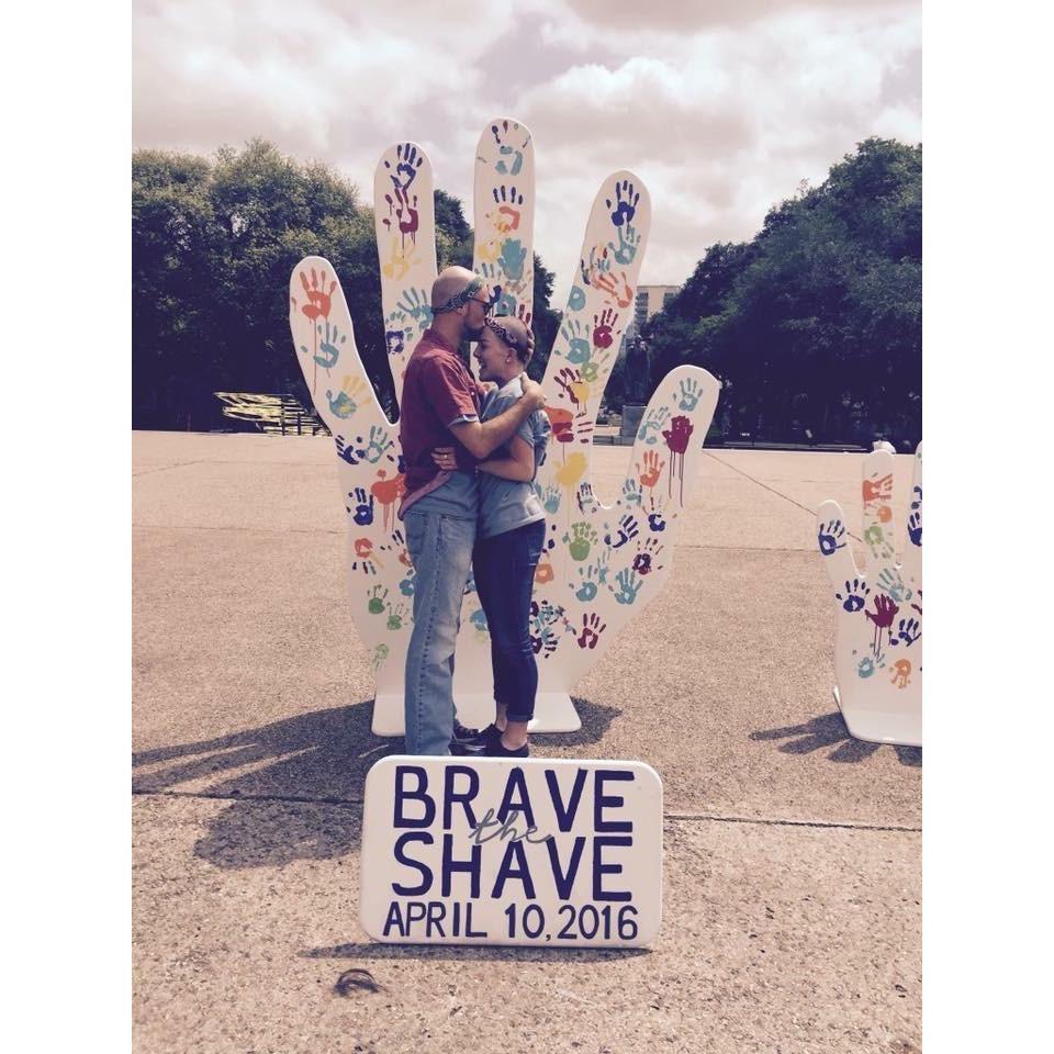 That one time Madi shaved her head for Cancer research.