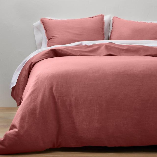 Heavyweight Linen Blend Duvet & Pillow Sham Set - Casaluna™