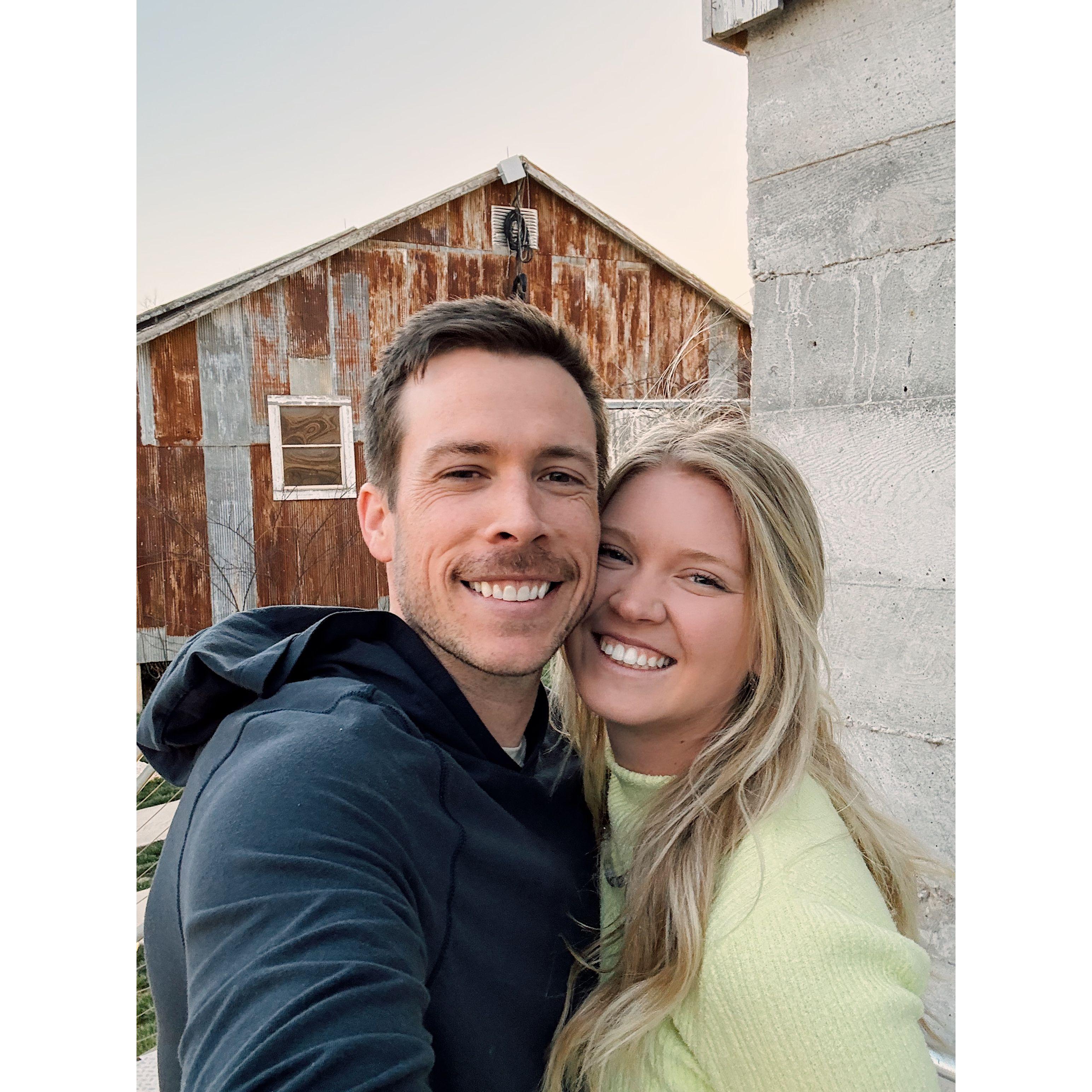 celebrated one month of being "official" with a yummy meal at The Mill