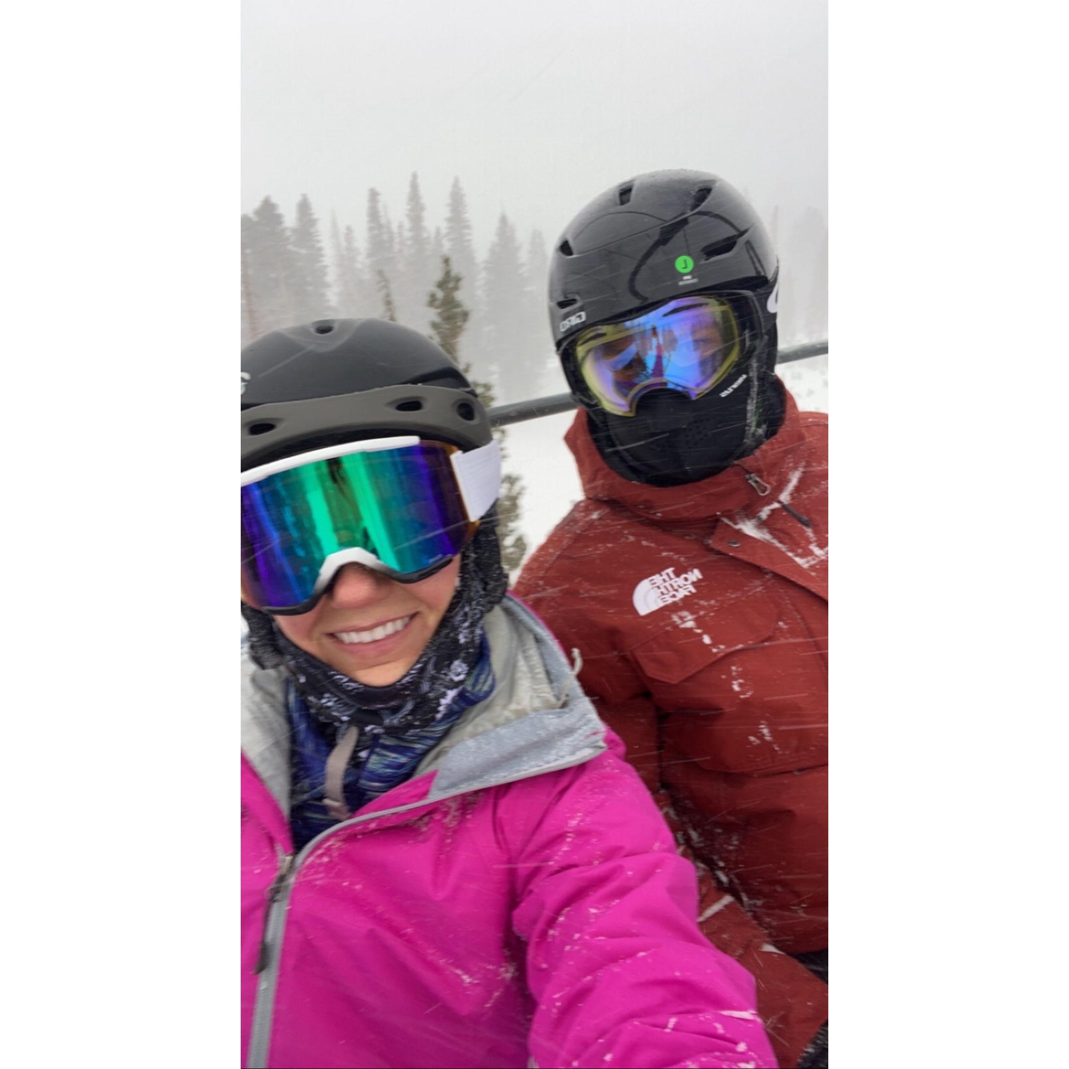 Mammoth Lakes, CA - Our first ski trip together (Mary taught Matt how to ski)! (December 2022)