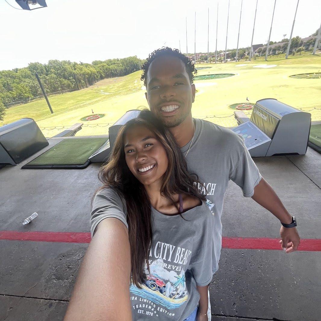 A date at TopGolf! Brenen and Alexia's favorite date night spots!