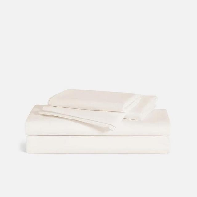 Luxe Sateen Core Sheet Set in Cream
