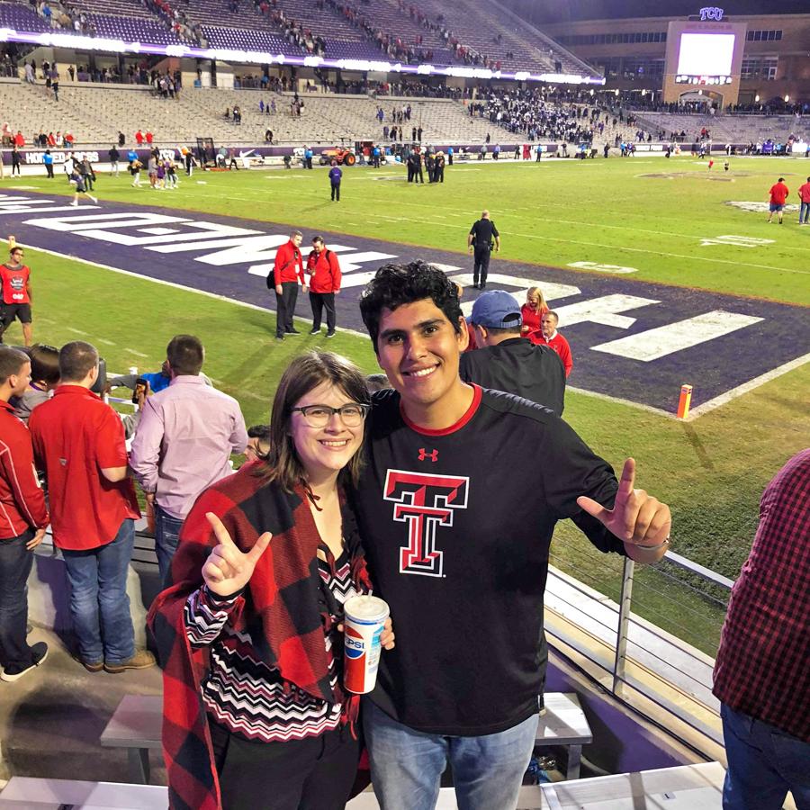10/2018 | Fort Worth, TX | Watching TTU win against TCU