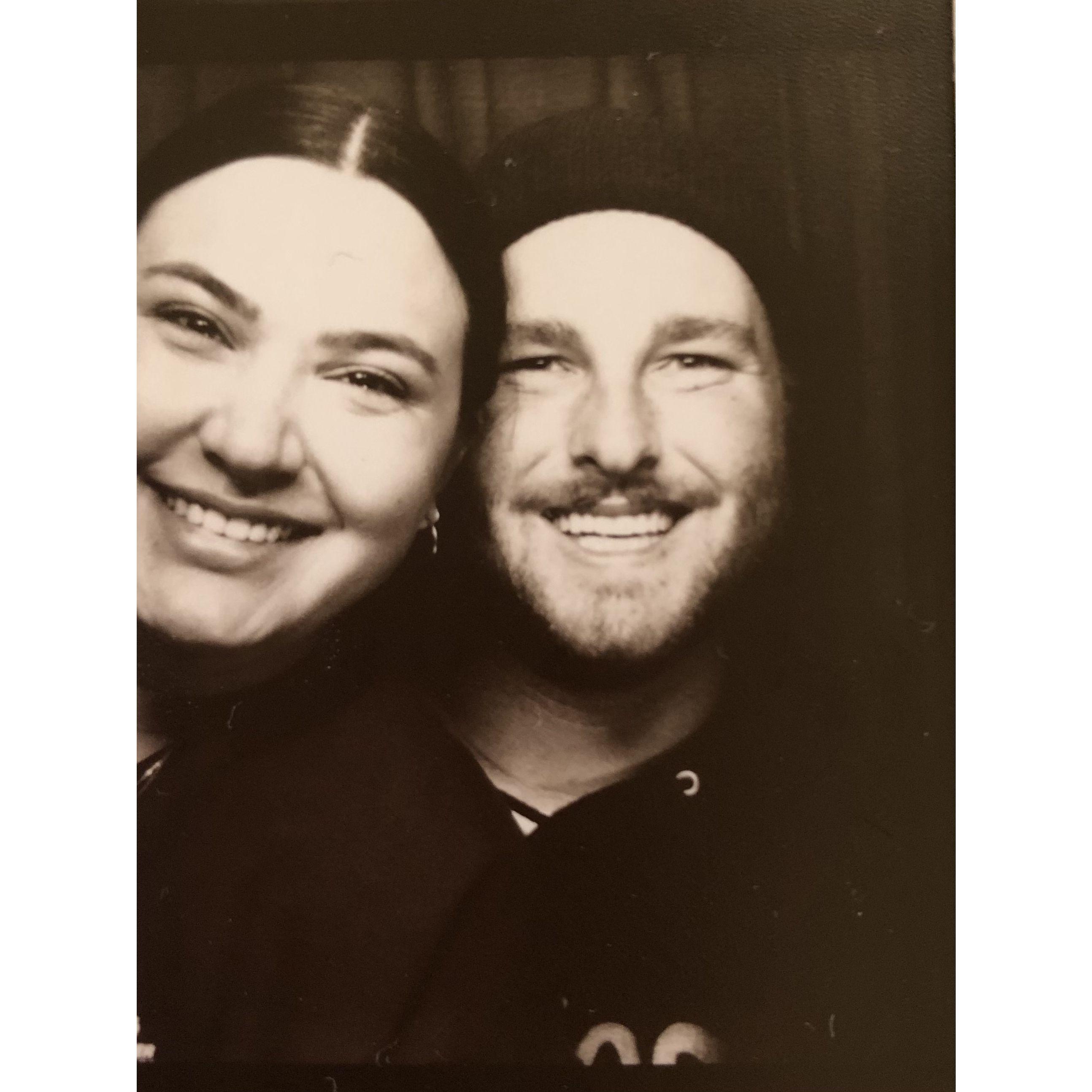 2020 - Had to stop by the photo booth after dinner at Fire & Brimstone