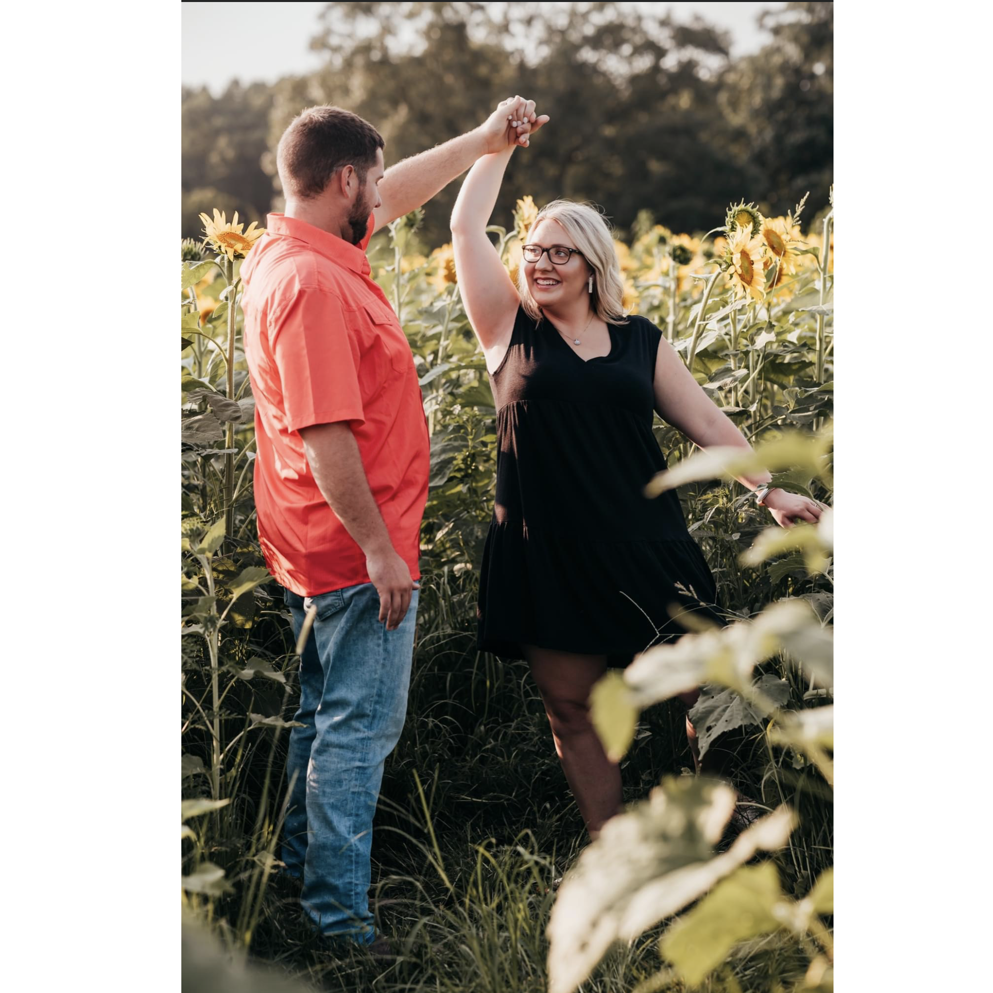 Some more engagement pictures. Tori's favorite flower is a Sunflower, and it has a very special meaning to her.