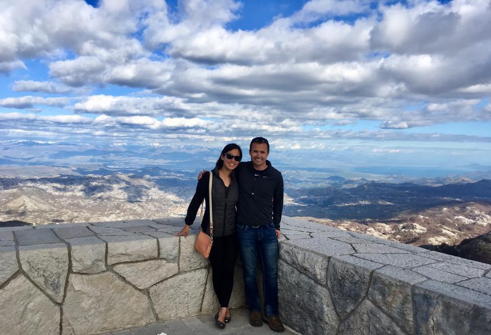 Top of Lovcen Mountain in Montenegro