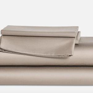 Luxe Sateen Core Sheet Set (color: oak, queen size)