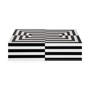 Jonathan Adler Large Op Art Lacquer Box