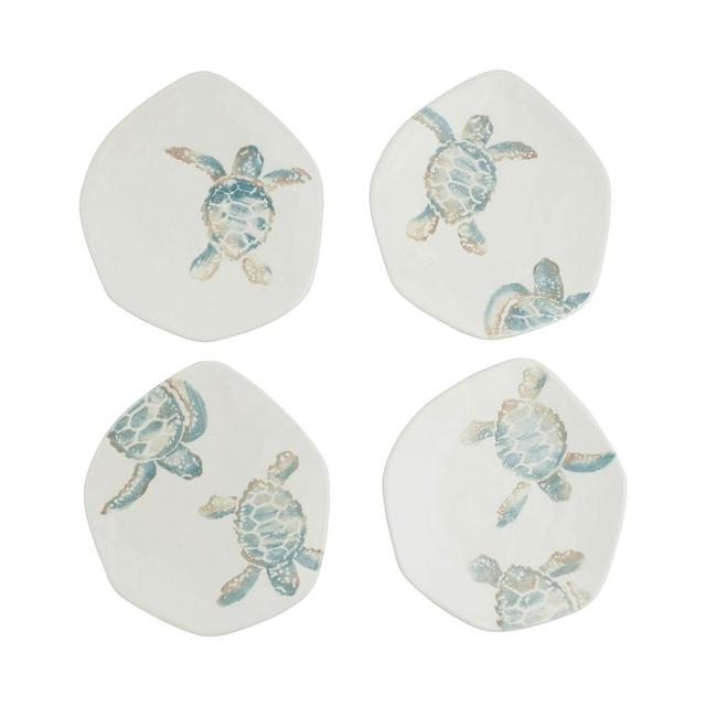 VIETRI Tartaruga Assorted Salad Plates, Set of 4