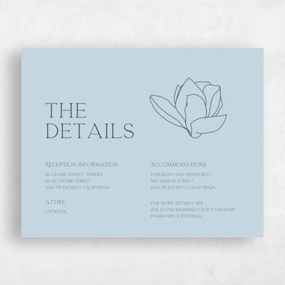 Baby Blue Wedding Enclosure - Alameda