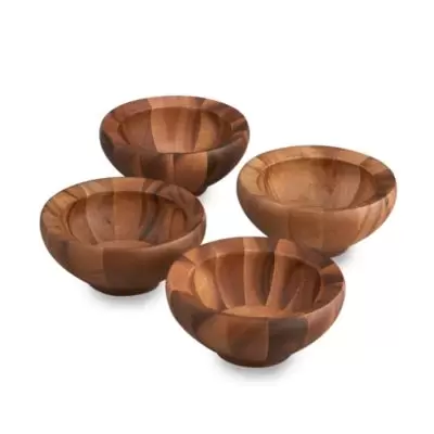 Nambe Yaro Salad Bowls (Set of 4)