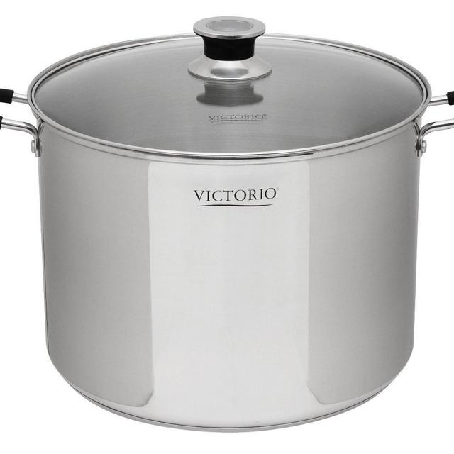 Stainless Steel Multi-Use Canner with Temperature Indicator by VICTORIO VKP1130
