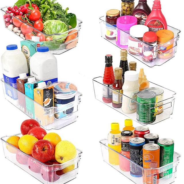 Utopia Home Set of 8 Pantry Organizers-Includes Organizers - Organizers for  Freezers, Kitchen Countertops and Cabinets-Clear Plastic Pantry Storage  Racks 