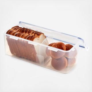 Easy Essentials Pantry 21-Cup Bread Box & Divided Food Storage Container