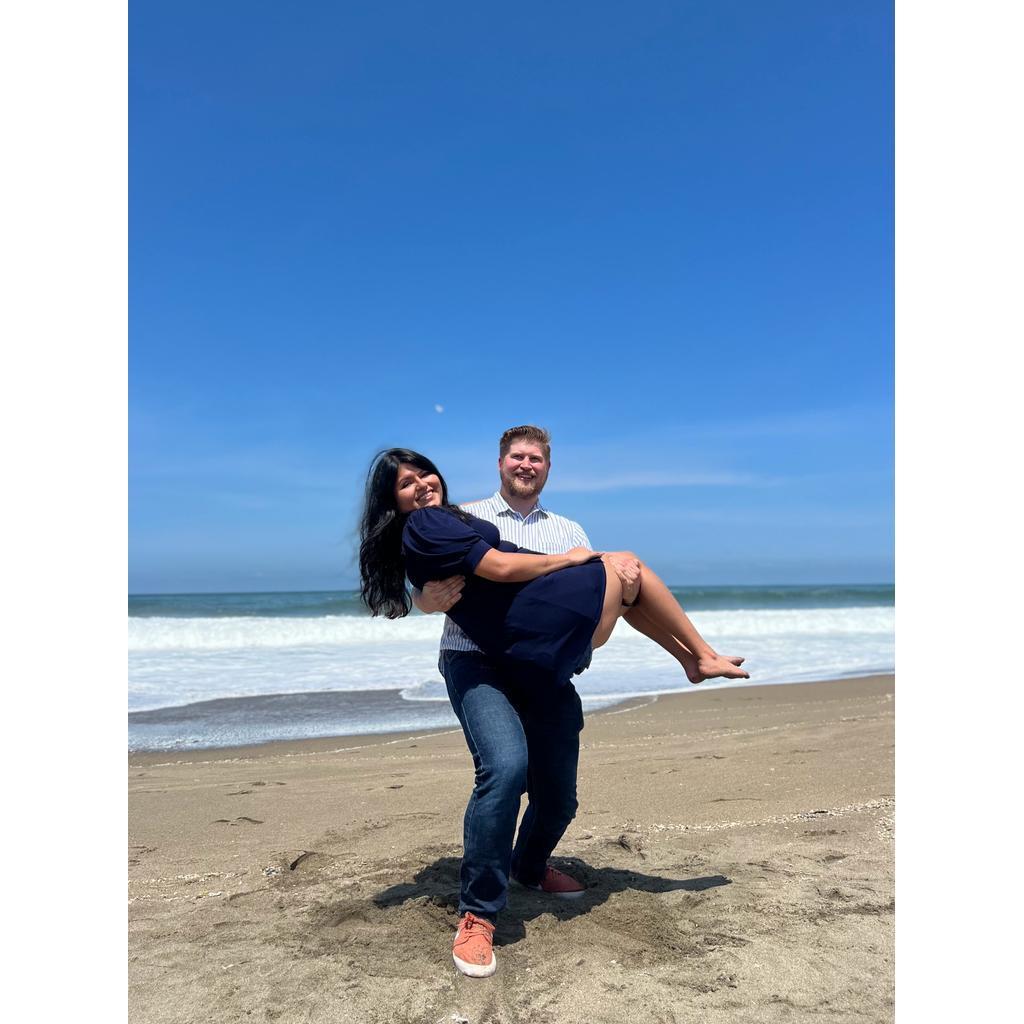 Our first newly engaged photo!