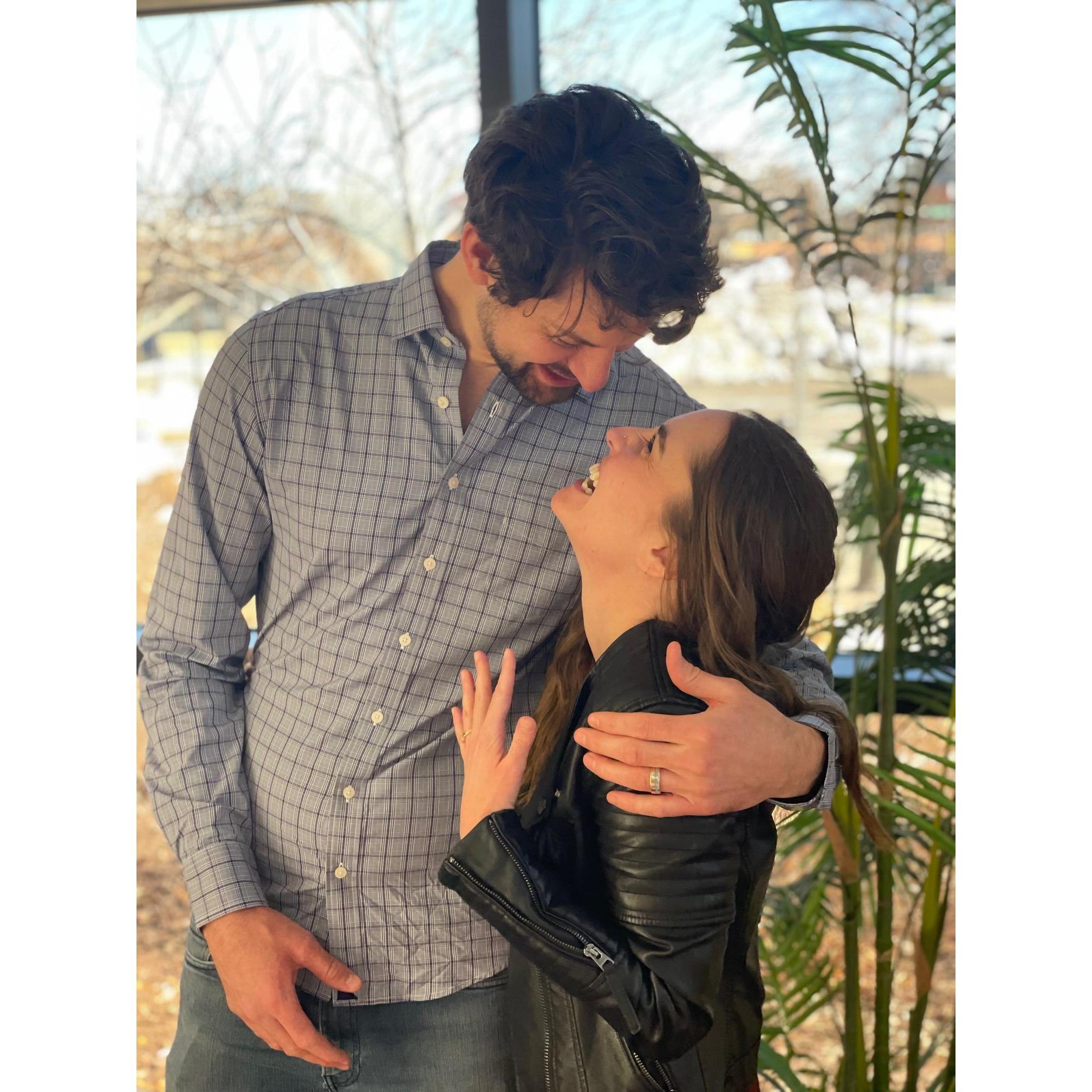 We're married!