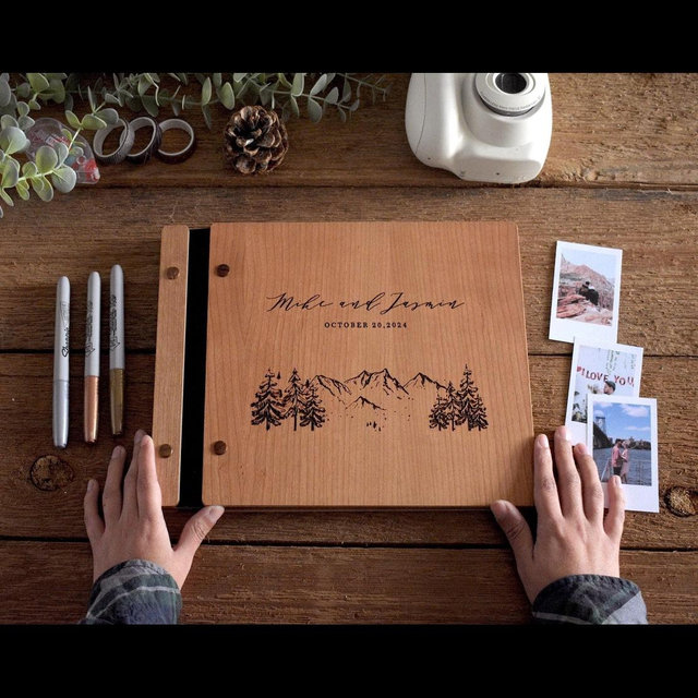 Bridal Shower Gift - Custom Wedding Guestbook