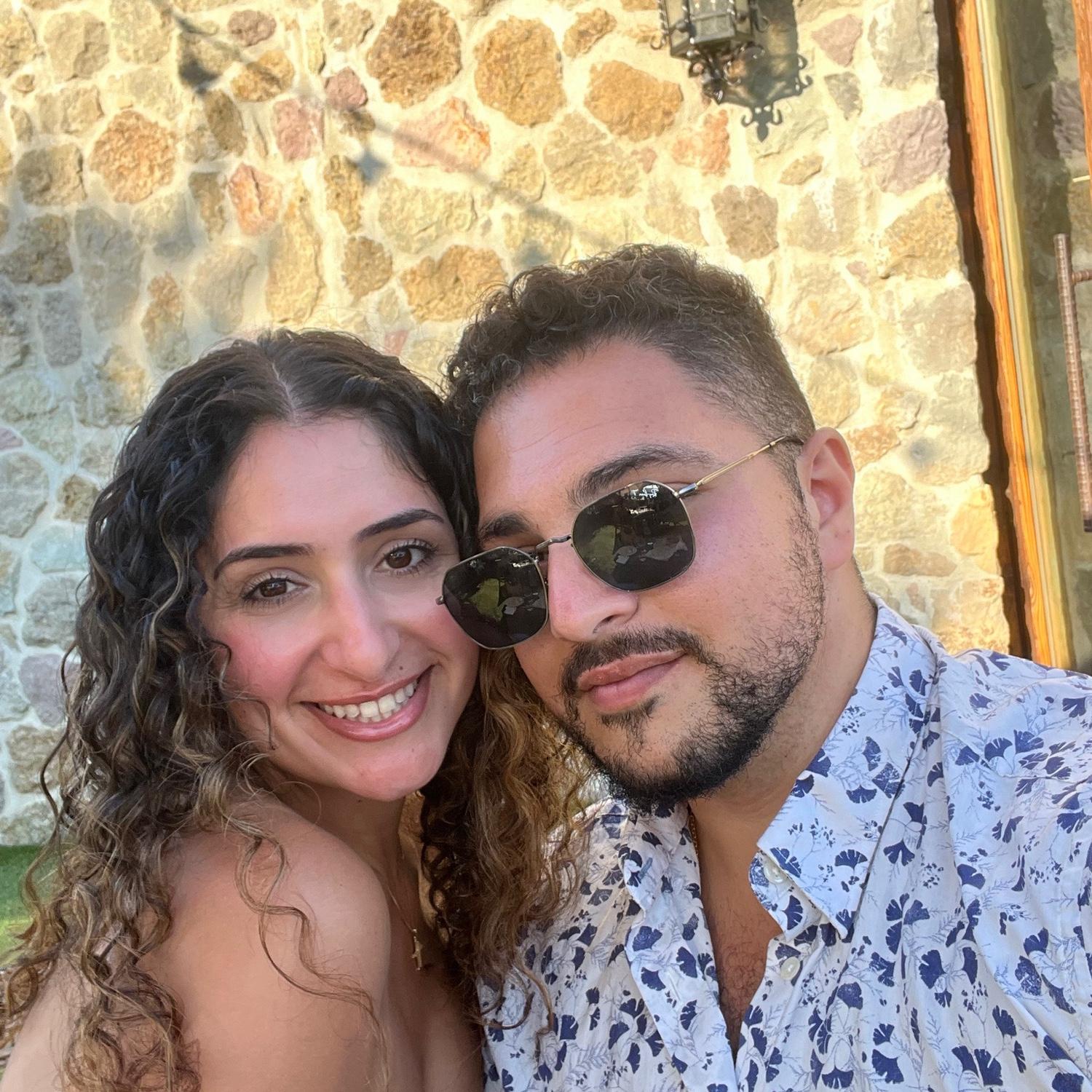the first time we went to the winery he proposed at!