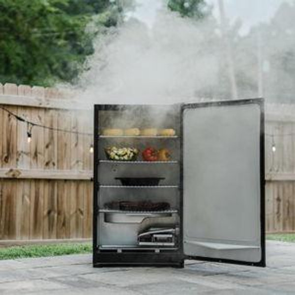 Masterbuilt®Electric Vertical BBQ Smoker with Side Wood Chip Loader