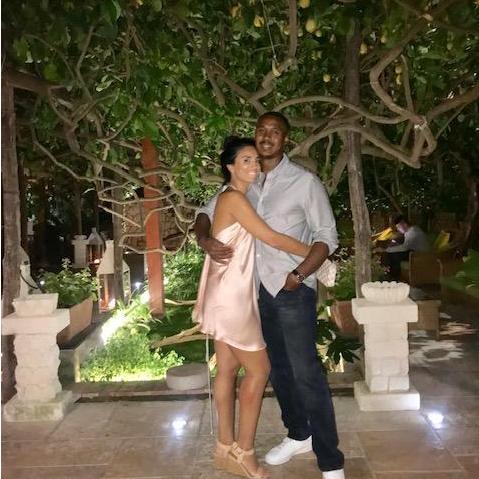 The beautiful Capri Lemon Tree Restaurant! Feeling full and happy