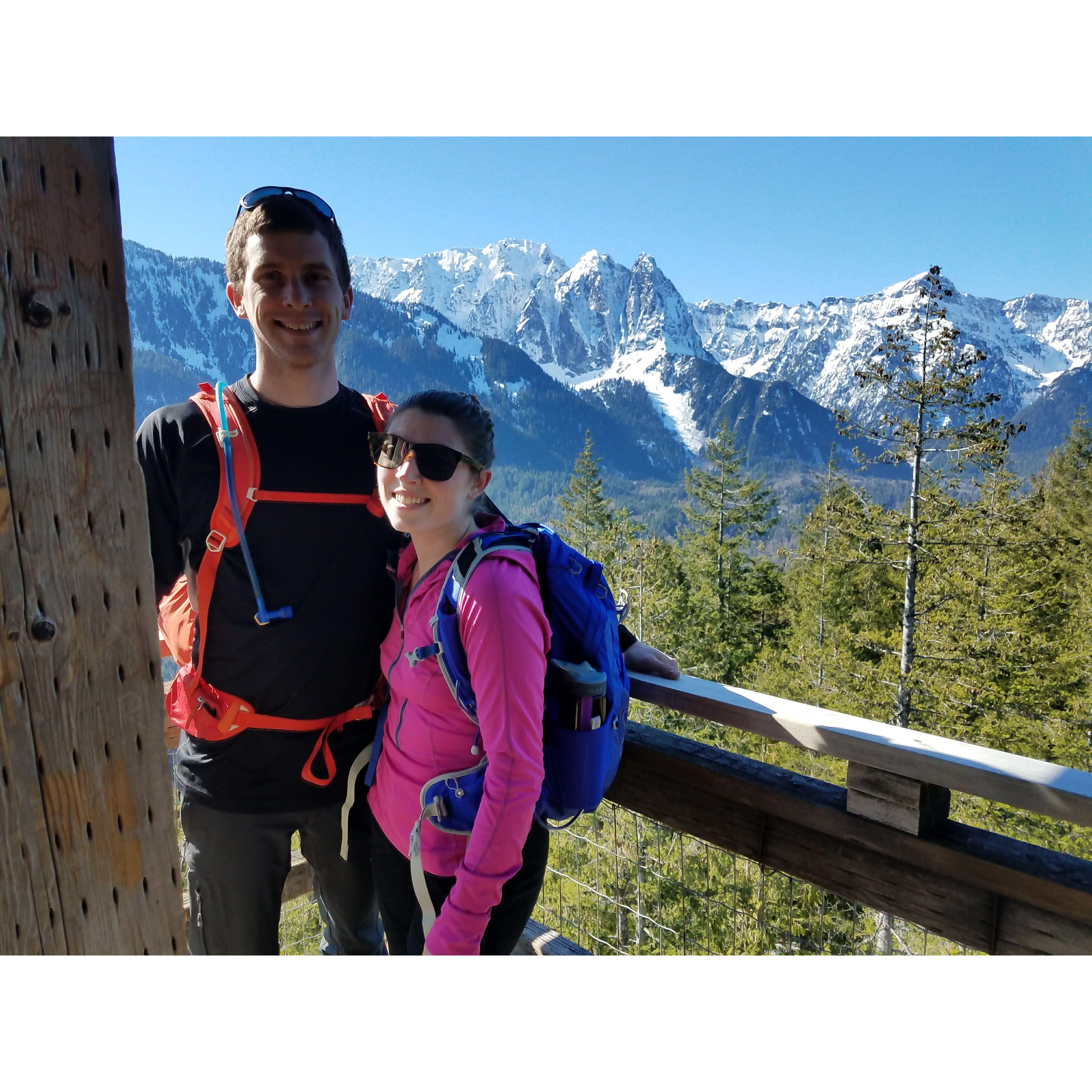 2018, Hiking a lookout